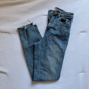 ASOS Farleigh ripped high waisted mom/bf jeans